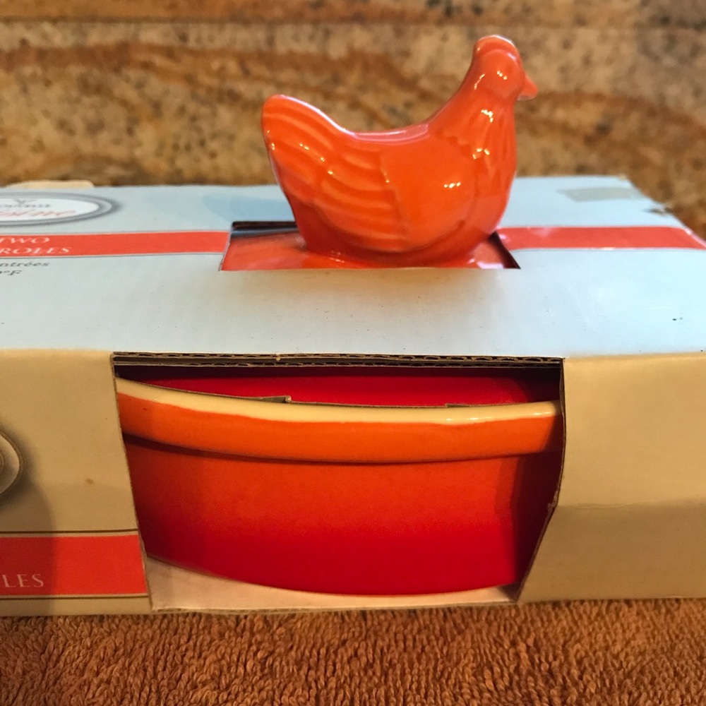 2 Mini Casserole Dishes